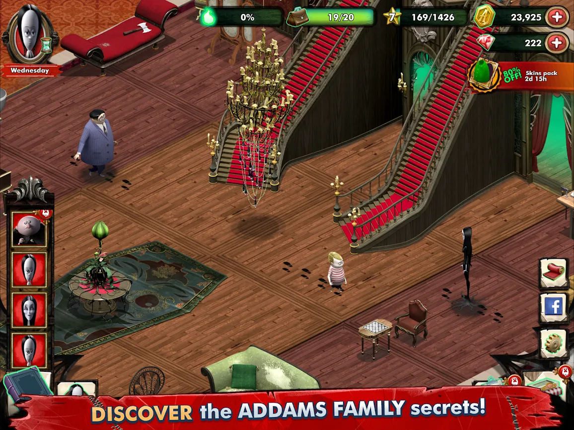 Addams Family: Mystery Mansion [мод: много денег] Screenshot 4