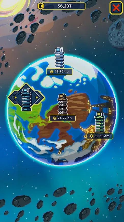 Idle Space Tycoon – Incremental Zen Game [мод: много денег] Screenshot 3