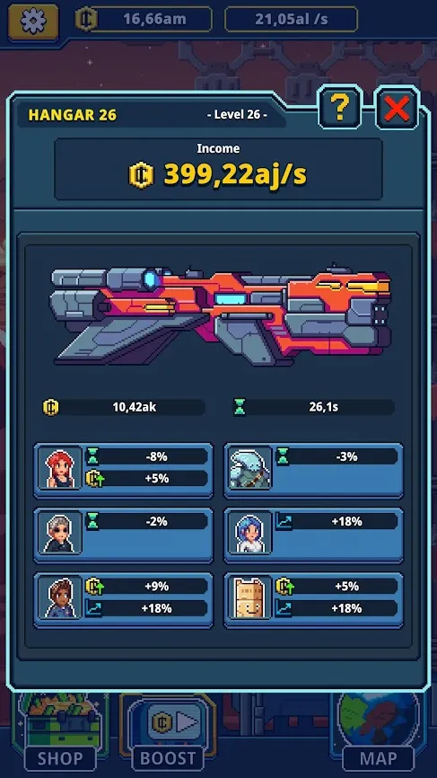Idle Space Tycoon – Incremental Zen Game [мод: много денег] Screenshot 5
