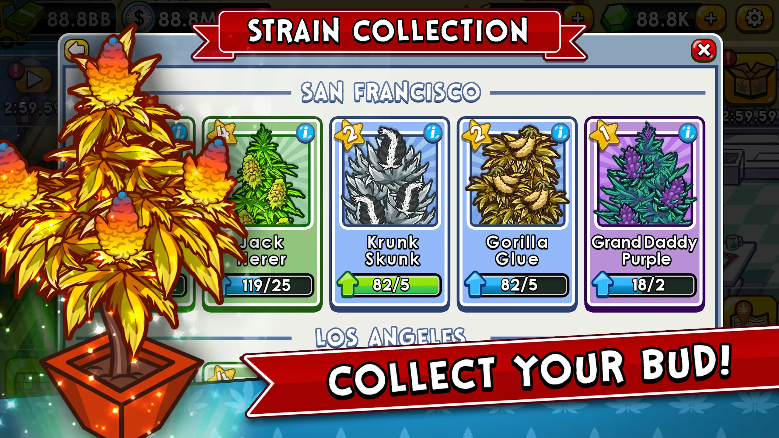 Weed Inc: Idle Tycoon v3.66.151 APK Мод (Меню, Всё бесконечно) Screenshot 2