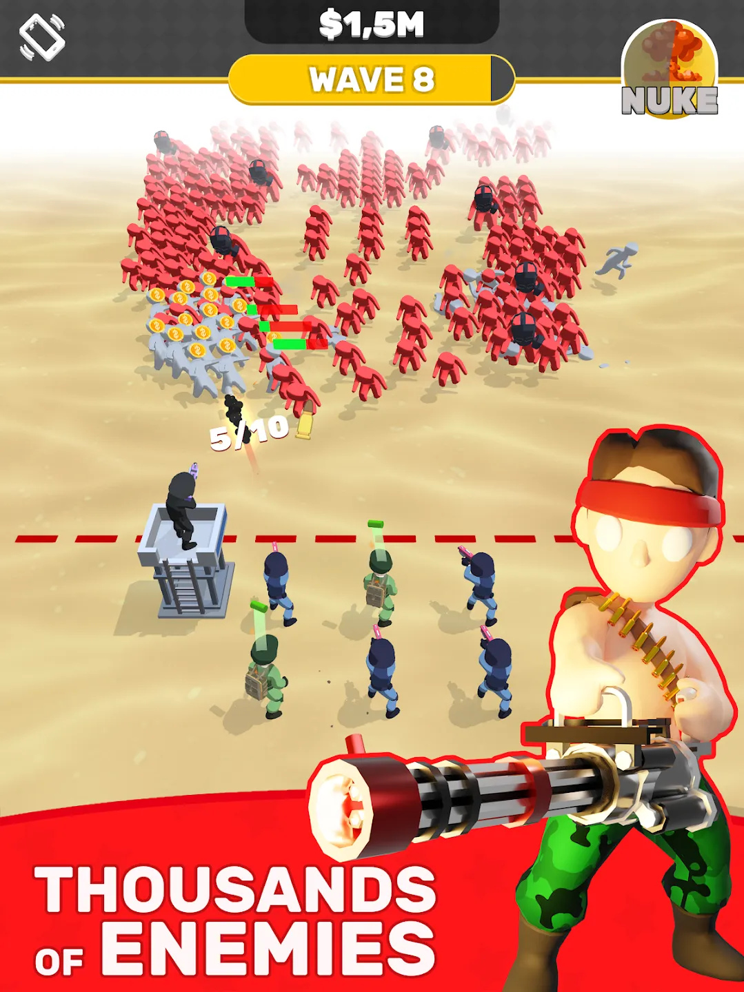 Idle Army v14.1.0 APK Мод (Тупой враг) Screenshot 5