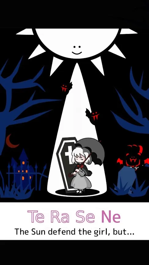 Sun and dark girl. - TERASENE - [мод: много денег] Screenshot 1