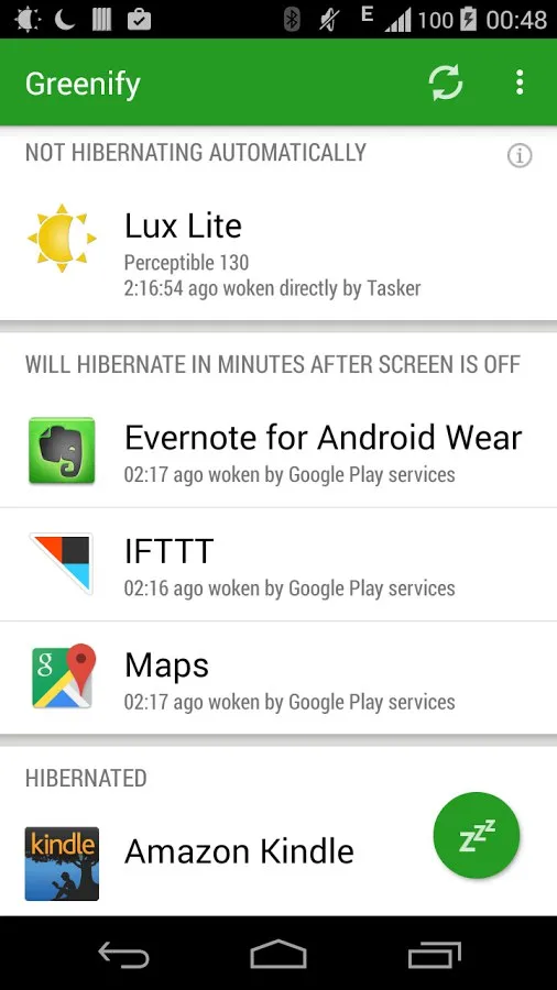 Greenify Screenshot 2 Greenify Screenshot 2