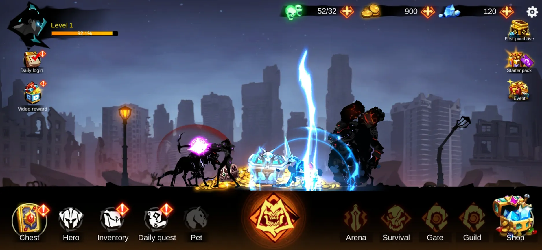 Shadow Lord: Legends Knight [мод: много денег] Screenshot 5
