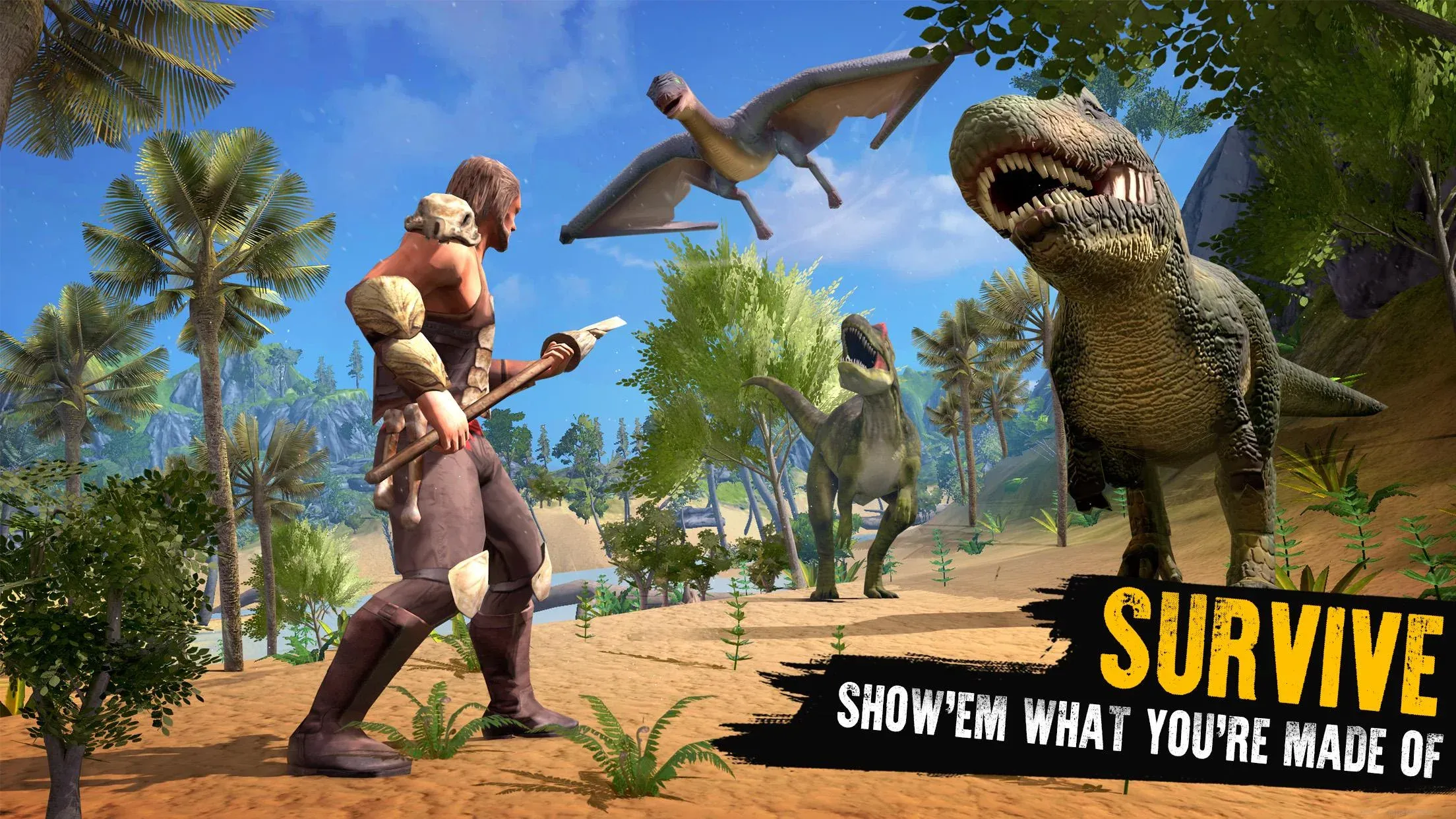 Jurassic Survival Island v10.5 APK Мод (Много денег) Screenshot 1