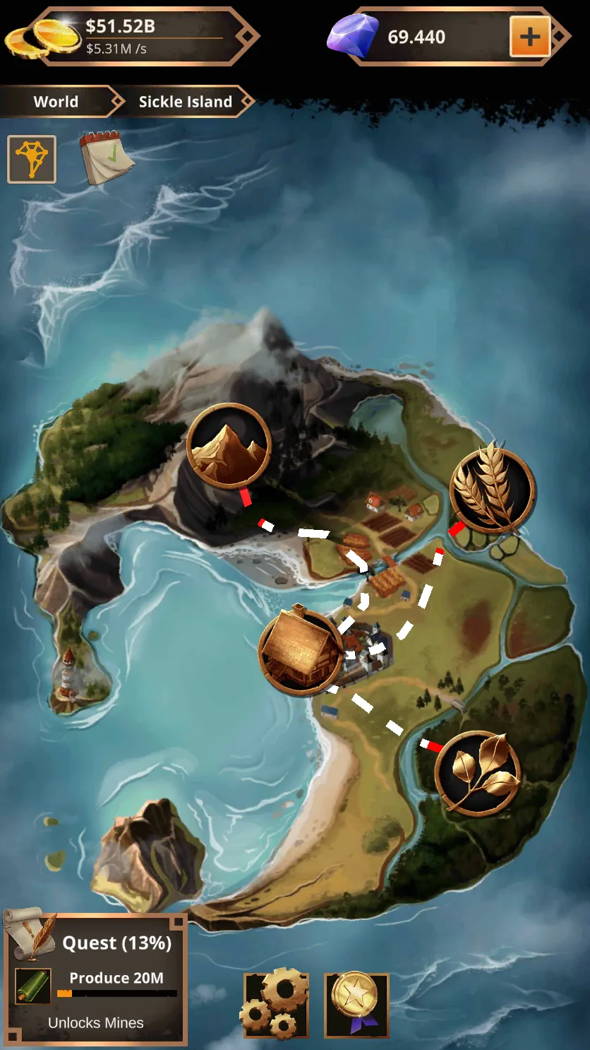 Idle Trading Empire [мод: много денег] Screenshot 1