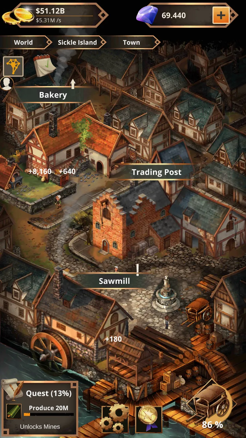 Idle Trading Empire [мод: много денег] Screenshot 3