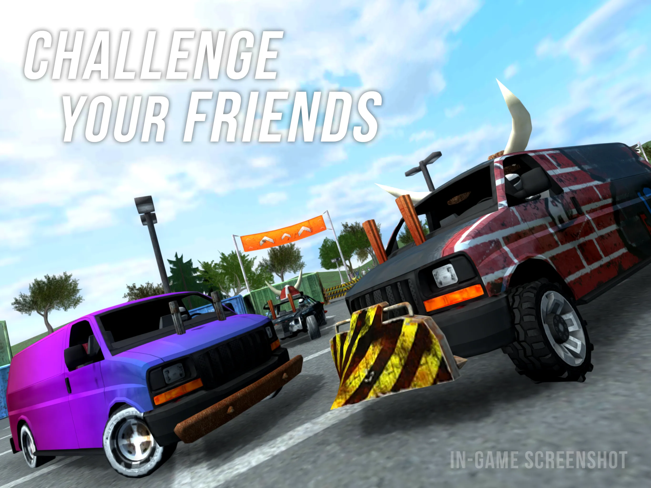Demolition Derby Multiplayer [мод: много денег] Screenshot 4