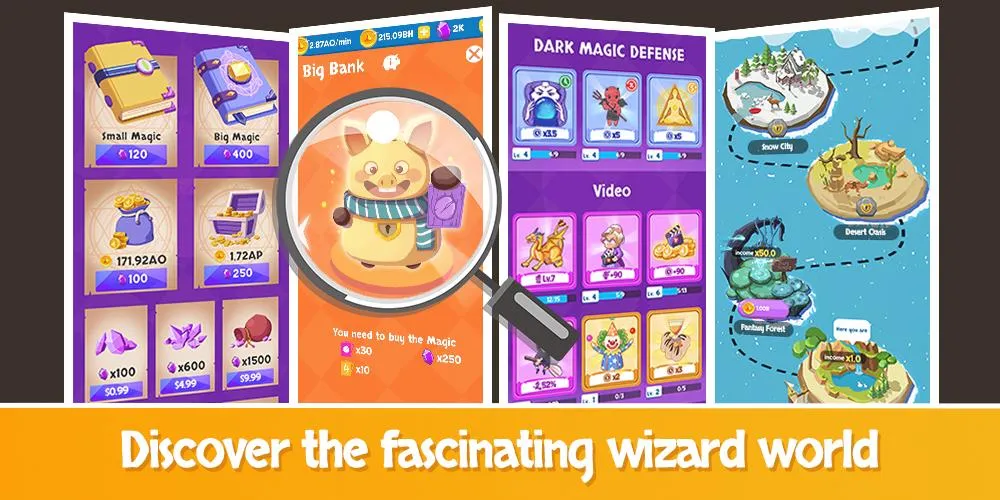 Idle Wizard School – Ассамблея Волшебников [мод: много денег] Screenshot 4
