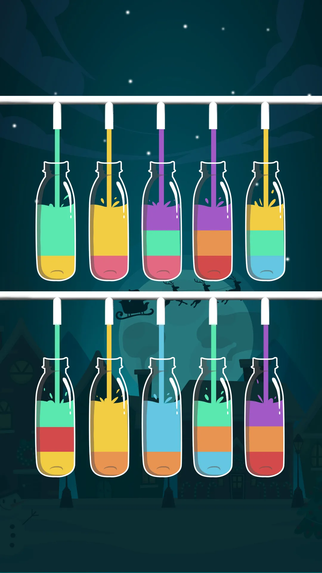 Water Sort - Color Puzzle Game [мод: бесплатные покупки] Screenshot 2