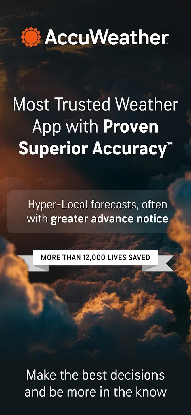 AccuWeather прогноз погоды v21.1.10-3-rc APK Мод (Всё открыто, Premium) Screenshot 1