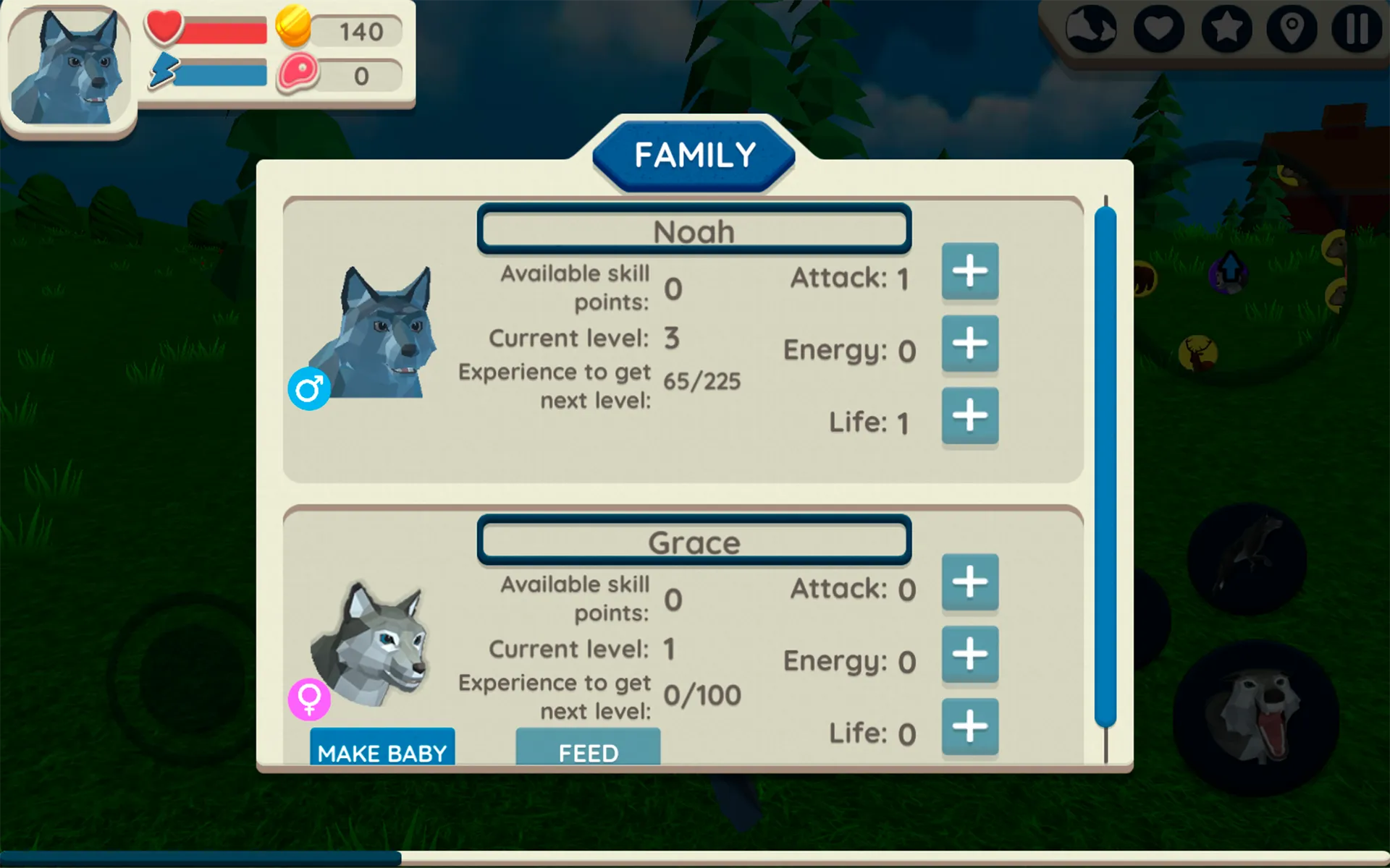 Симулятор Волка: Дикие Животные v1.0541.0 APK Мод (Один удар) Screenshot 4