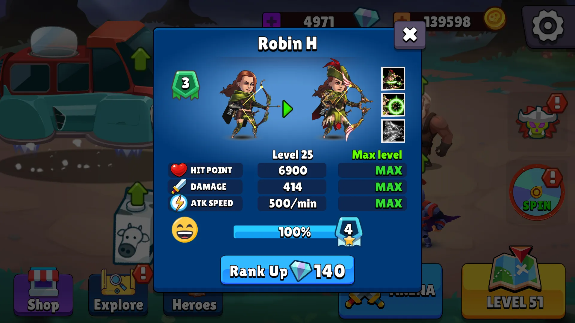 Chaotic War 3: Legendary army [мод: много денег] Screenshot 3