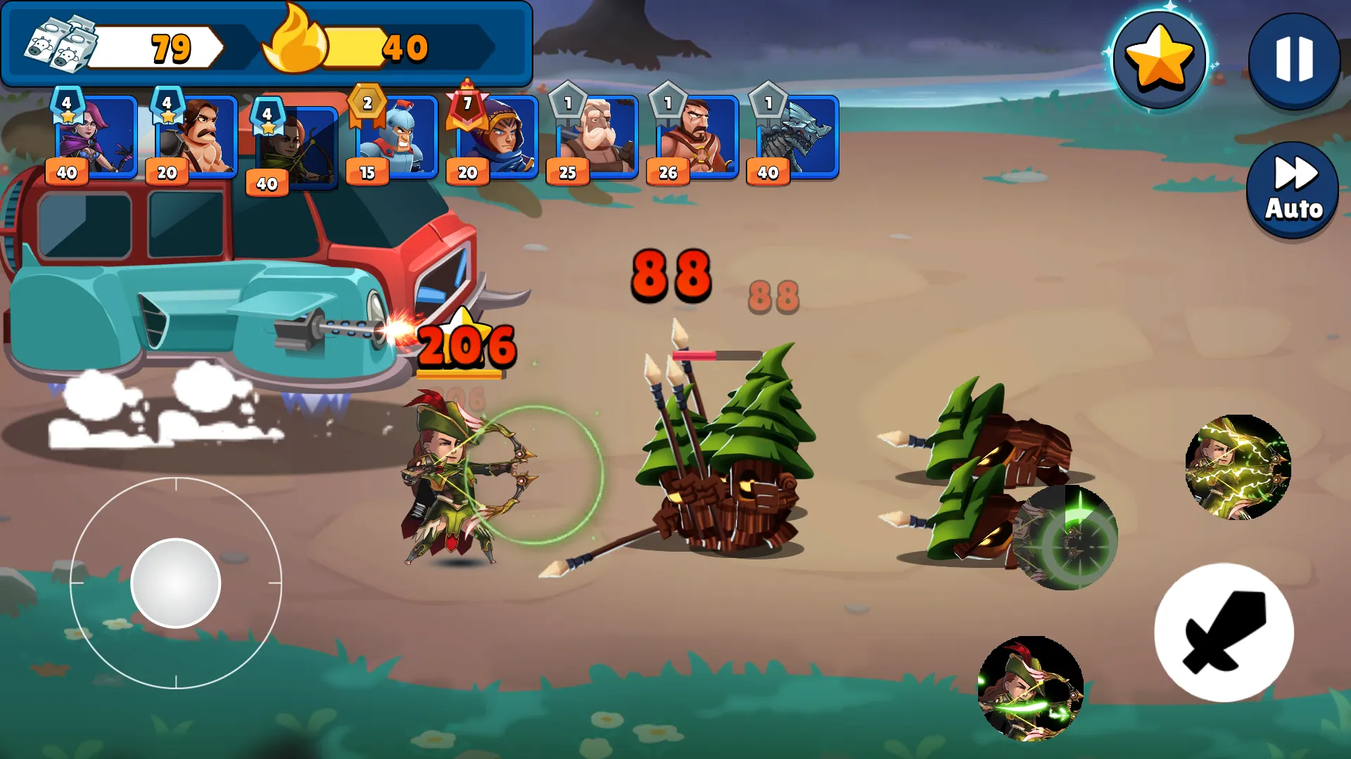 Chaotic War 3: Legendary army [мод: много денег] Screenshot 4