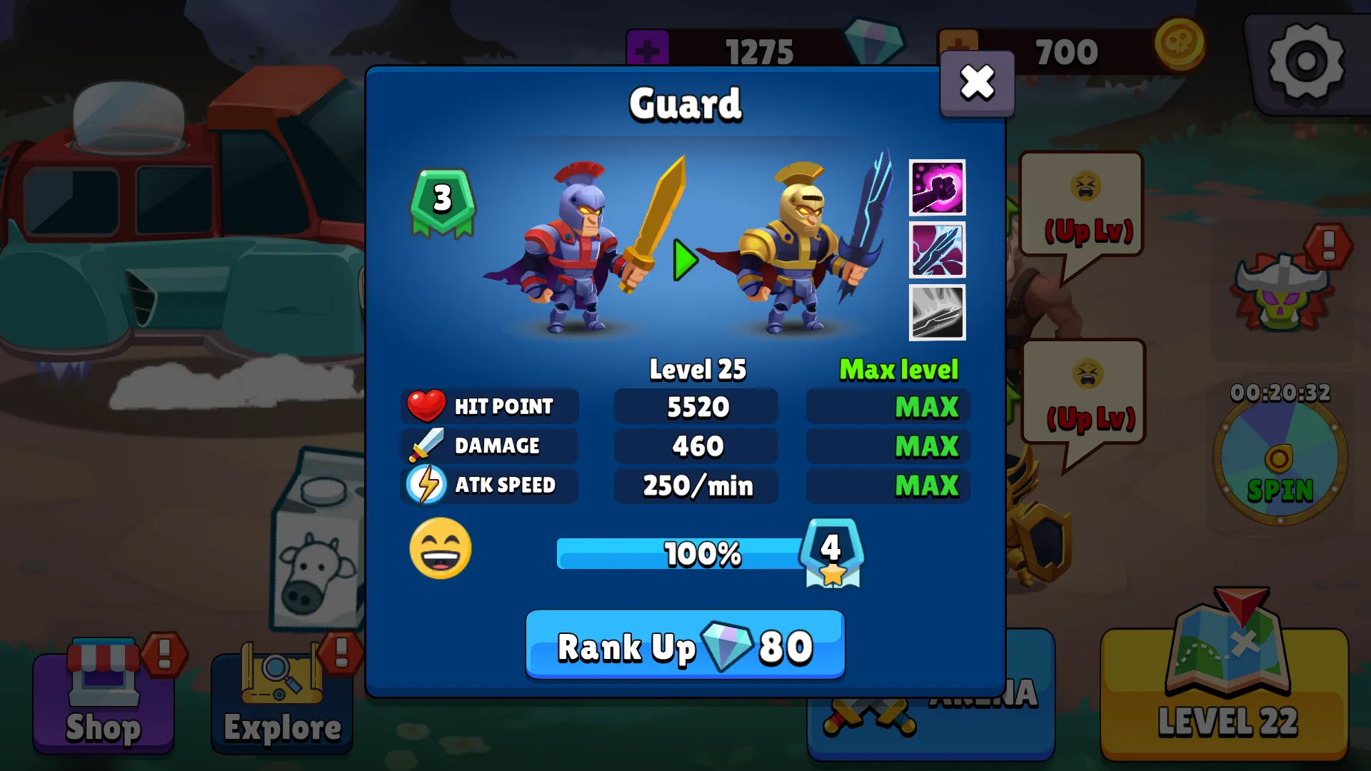 Chaotic War 3: Legendary army [мод: много денег] Screenshot 5