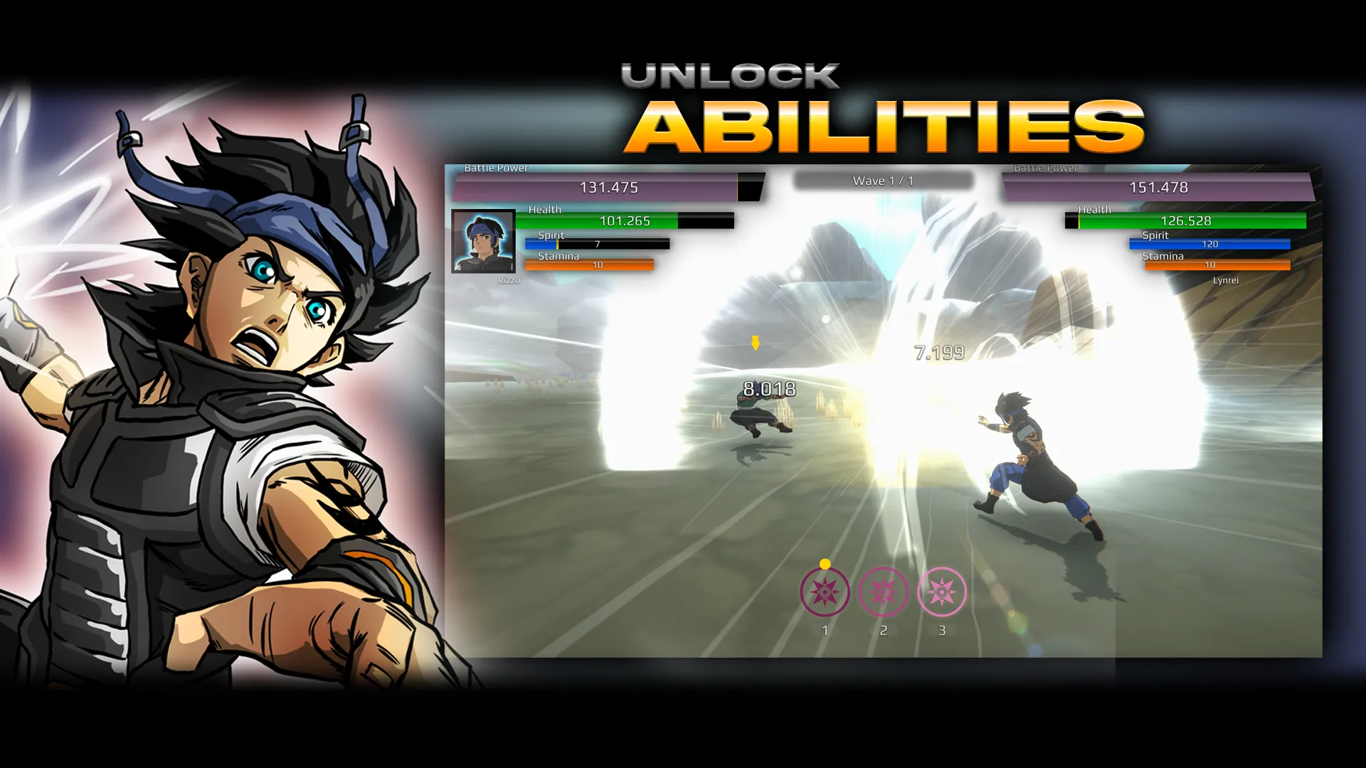 Burst To Power [мод: бесконечные скиллы] Screenshot 2