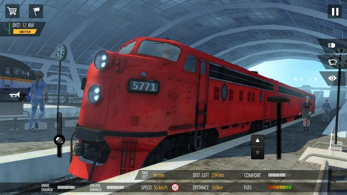 Train Simulator PRO v1.6 APK Мод (Много бриллиантов) Screenshot 3