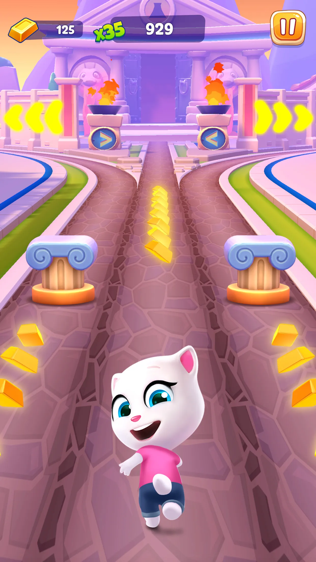 Говорящий Том: бег за золотом 2 v1.0.32.15329 APK Мод (Много денег) Screenshot 3