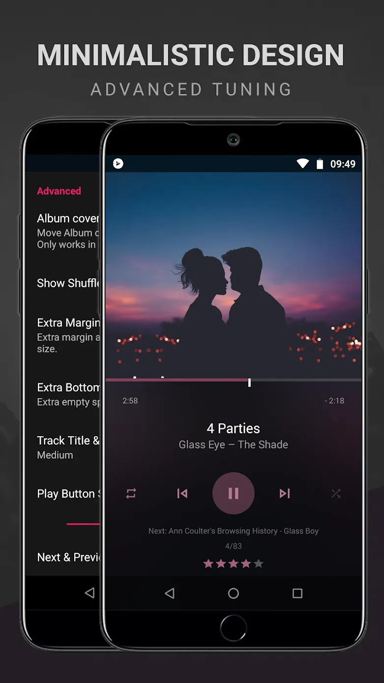 BlackPlayer EX Music Player [мод: полная версия] Screenshot 1