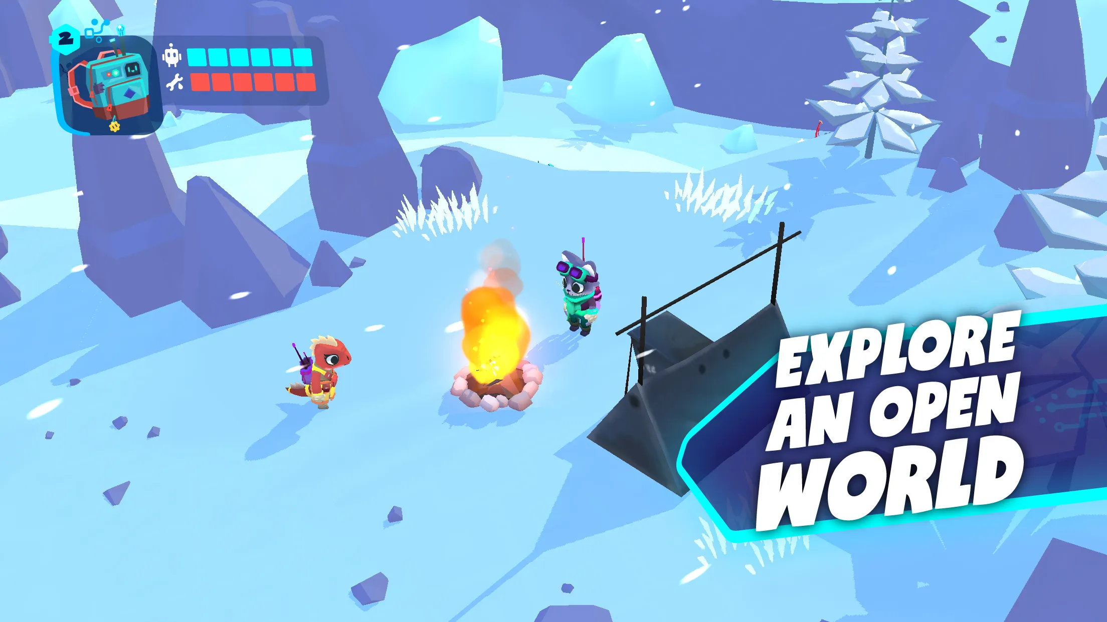 Botworld Adventure v1.36.0 APK Мод (Меню, Режим бога, Бесплатный шопинг) Screenshot 1