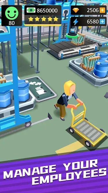 Frenzy Production Manager [мод: много денег] Screenshot 1