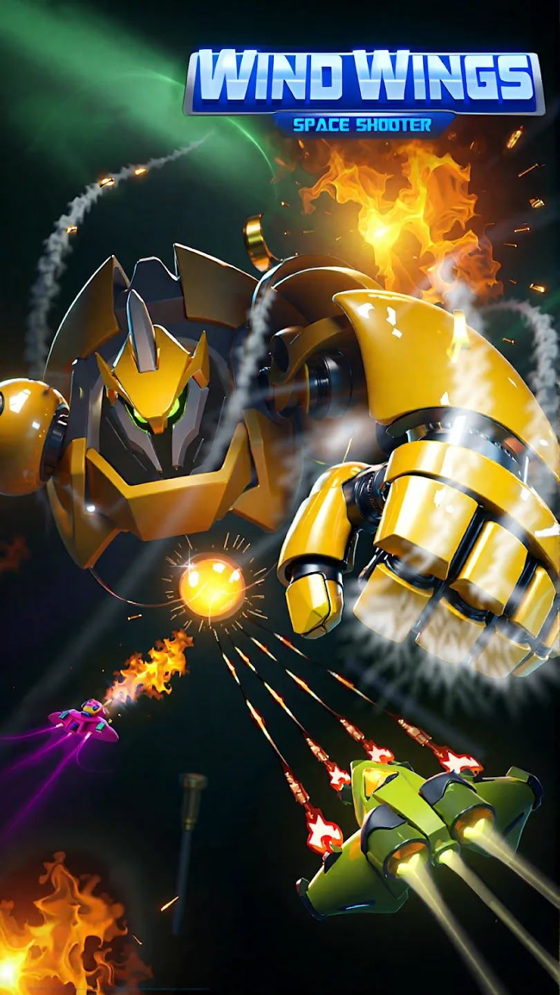 WindWings: Galaxy attack Pro v1.0.69 APK Мод (Много денег) Screenshot 1