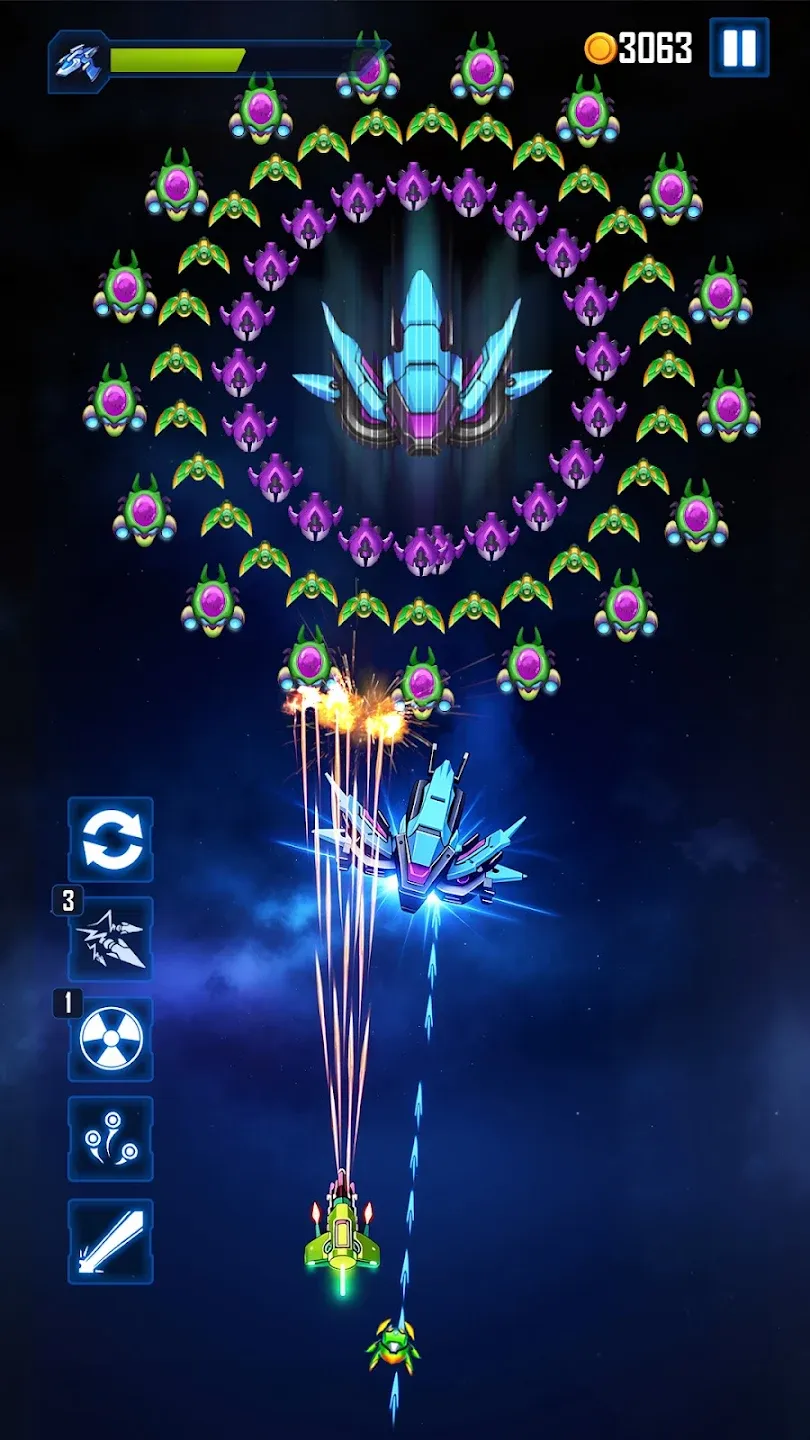 WindWings: Galaxy attack Pro v1.0.69 APK Мод (Много денег) Screenshot 4