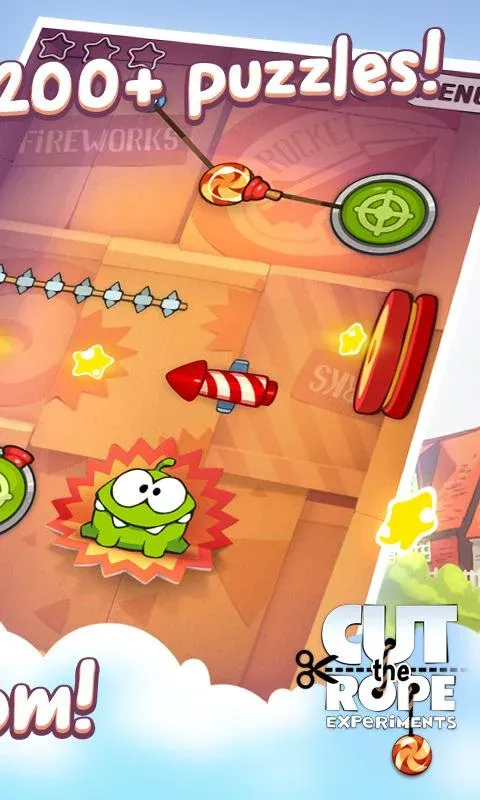Cut the Rope: Experiments v1.17.0 APK Мод (Всё открыто) Screenshot 2 Cut the Rope: Experiments v1.17.0 APK Мод (Всё открыто) Screenshot 2