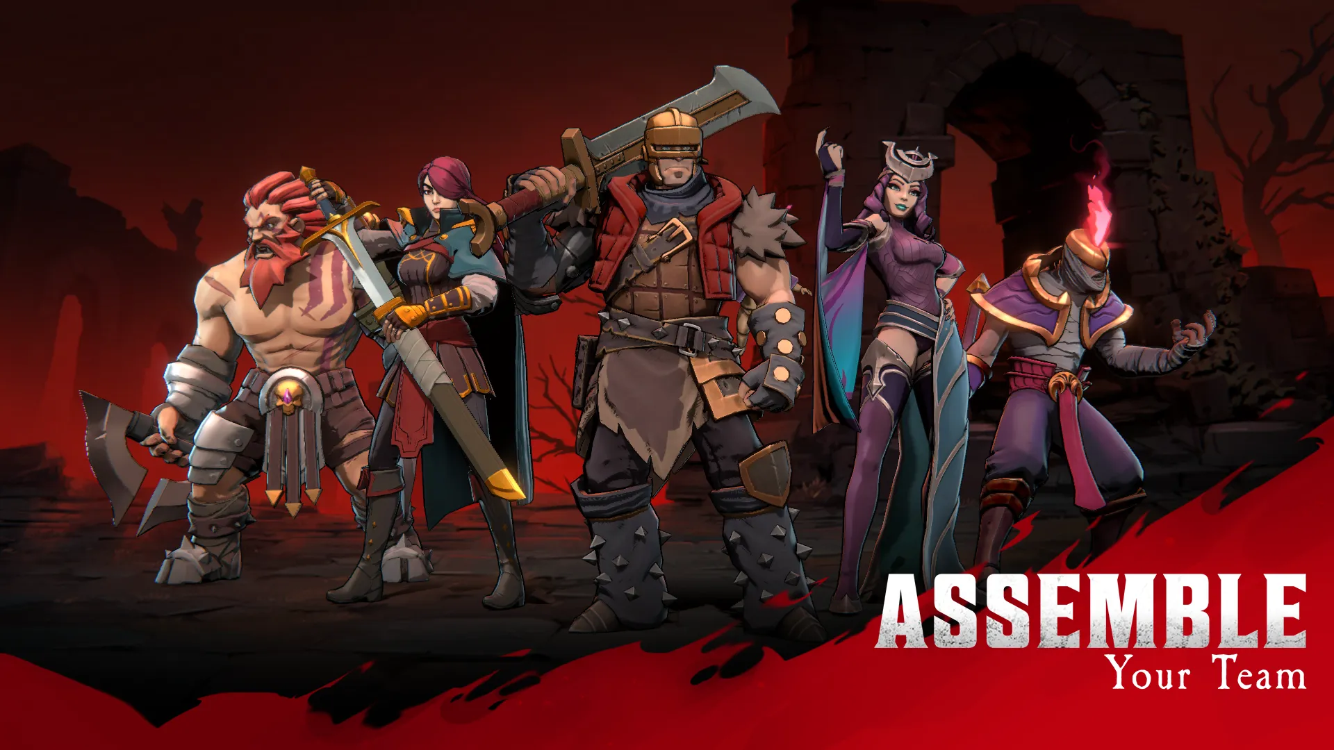 Grimguard Tactics: Fantasy RPG v1.26.3 APK Мод (Меню, Скорость игры) Screenshot 1