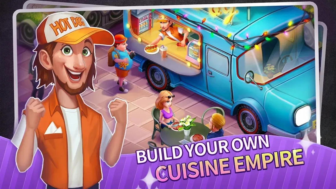 My Restaurant Empire: Decorating Story Cooking Game [мод: много денег] Screenshot 1