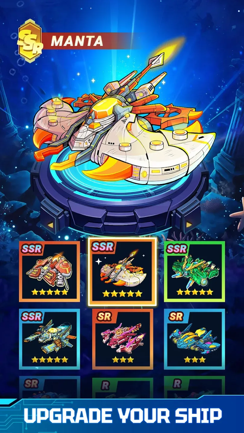 Atlantis Invaders v12.01.029 APK Мод (Мега Меню, Урон, Энергия, VIP) Screenshot 4