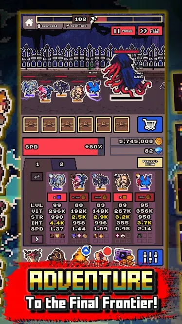 Idle Monster Frontier – team rpg collecting game [мод: много денег] Screenshot 2