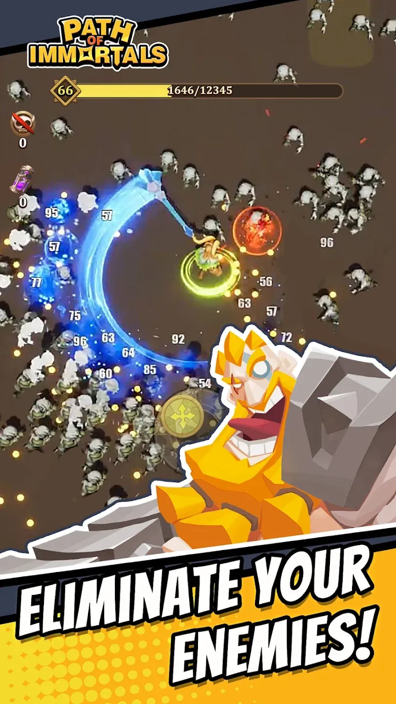 Path of Immortals: Выживший v2.7.0.7 APK Мод (Меню, Множитель урона и защиты) Screenshot 1