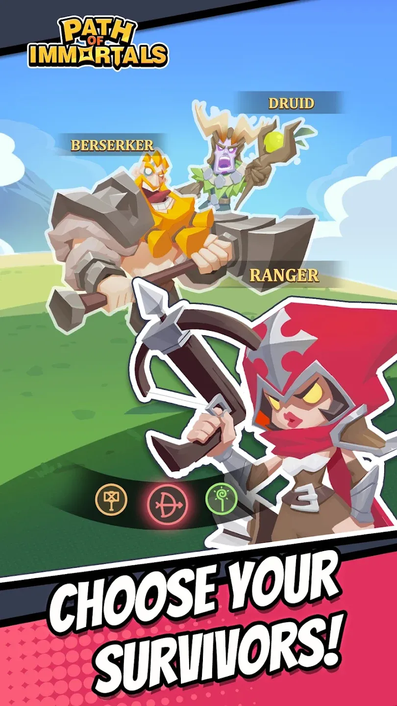 Path of Immortals: Выживший v2.7.0.7 APK Мод (Меню, Множитель урона и защиты) Screenshot 3