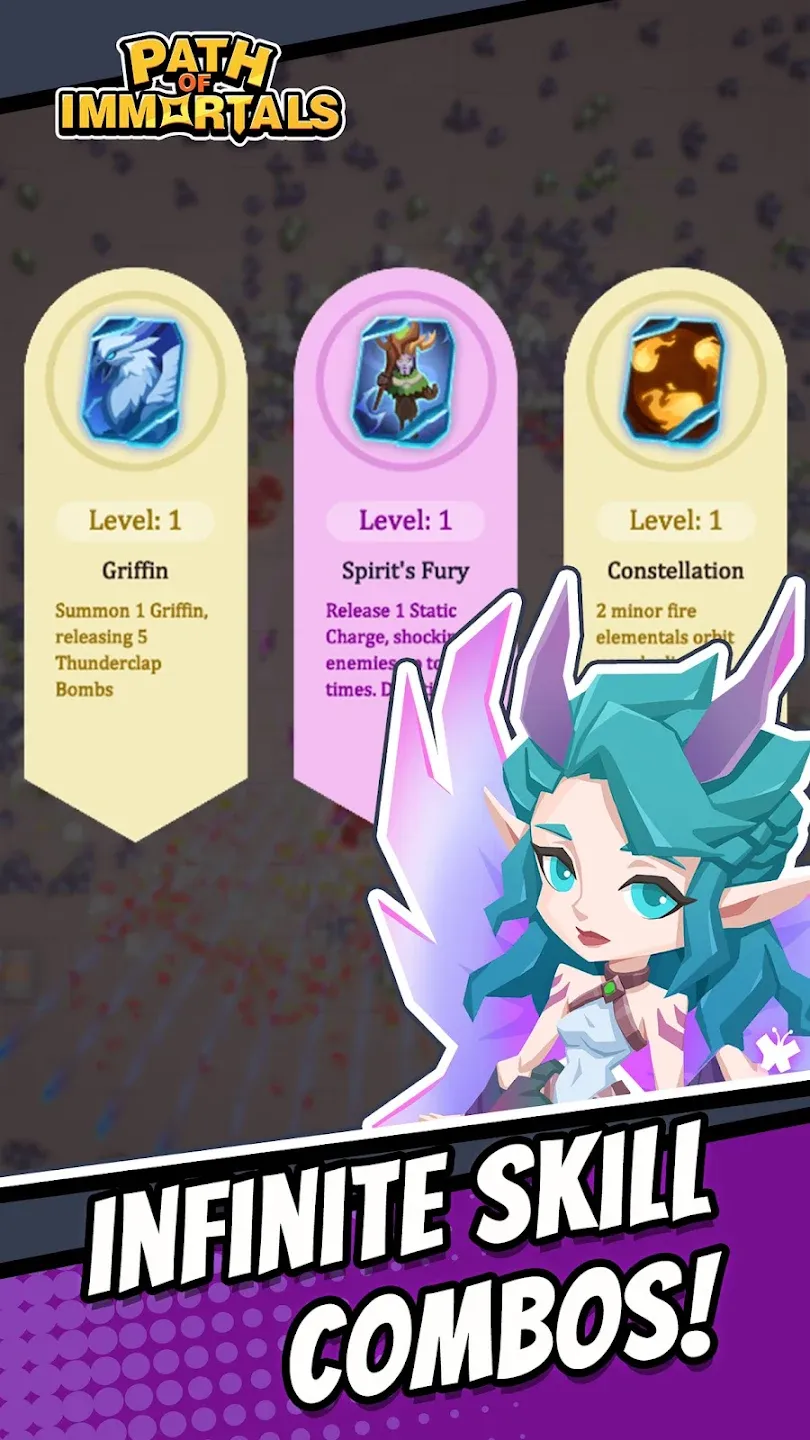 Path of Immortals: Выживший v2.7.0.7 APK Мод (Меню, Множитель урона и защиты) Screenshot 5