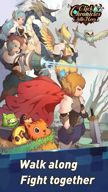 Click Chronicles Idle Hero [мод: много денег] Screenshot 1