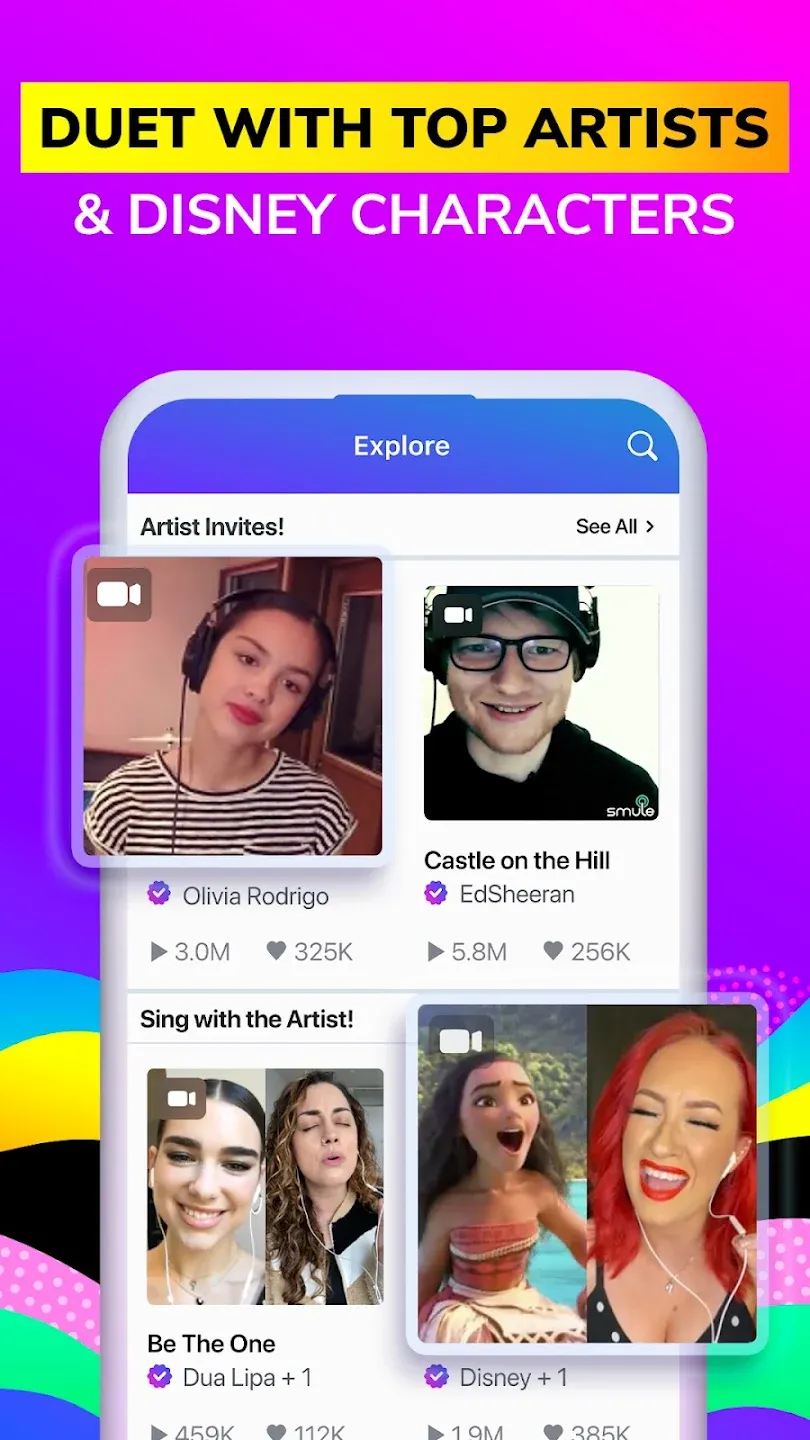 Smule v12.9.7 APK Мод (Всё открыто, VIP, Бесплатные монеты) Screenshot 3