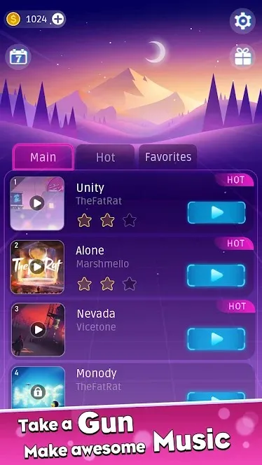 Beat Shot 3D – edm Музыка Игры [мод: режим бога] Screenshot 5