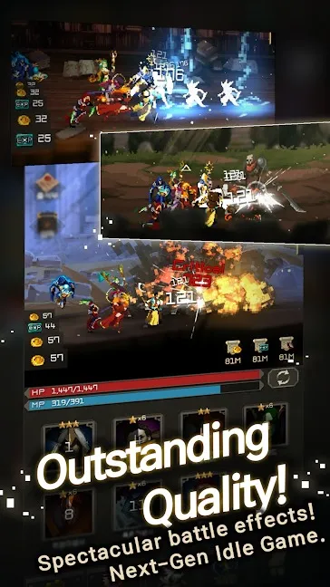 Unknown Heroes Idle [мод: много денег] Screenshot 5