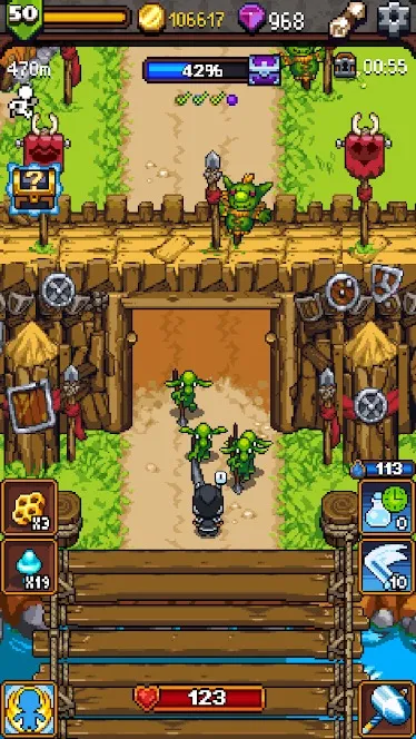 Dash Quest Heroes [мод: режим бога] Screenshot 5