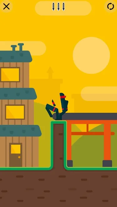 Mr Ninja – Slicey Puzzles [мод: всё открыто] Screenshot 5