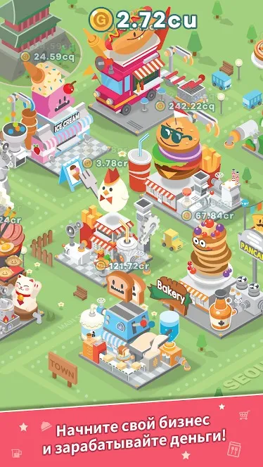 Foodpia Tycoon – Idle restaurant [мод: много денег] Screenshot 4