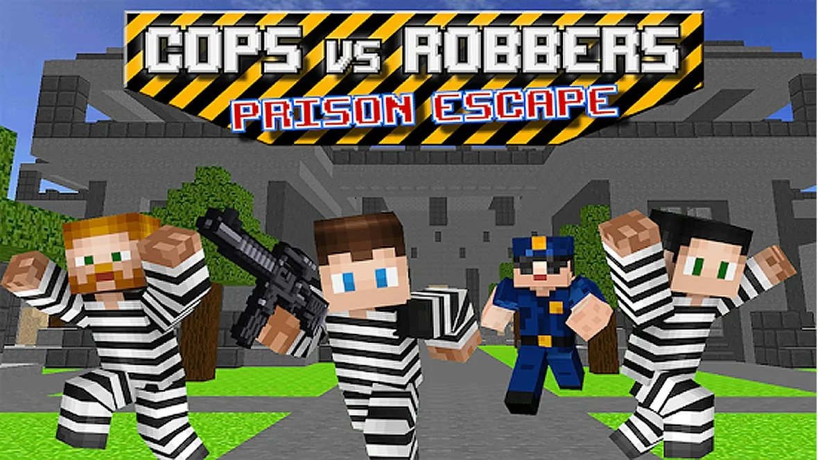 Cops VS Robbers Prison Escape [мод: много денег] Screenshot 1