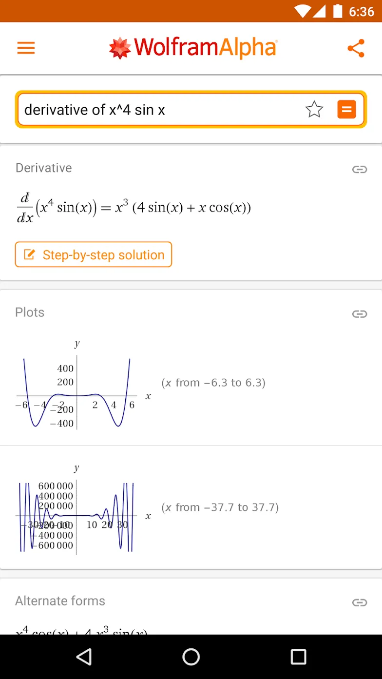WolframAlpha [мод: полная версия] Screenshot 1