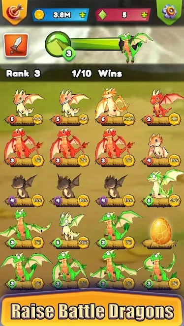 Dragon Merge Master Idle [мод: много денег] Screenshot 1