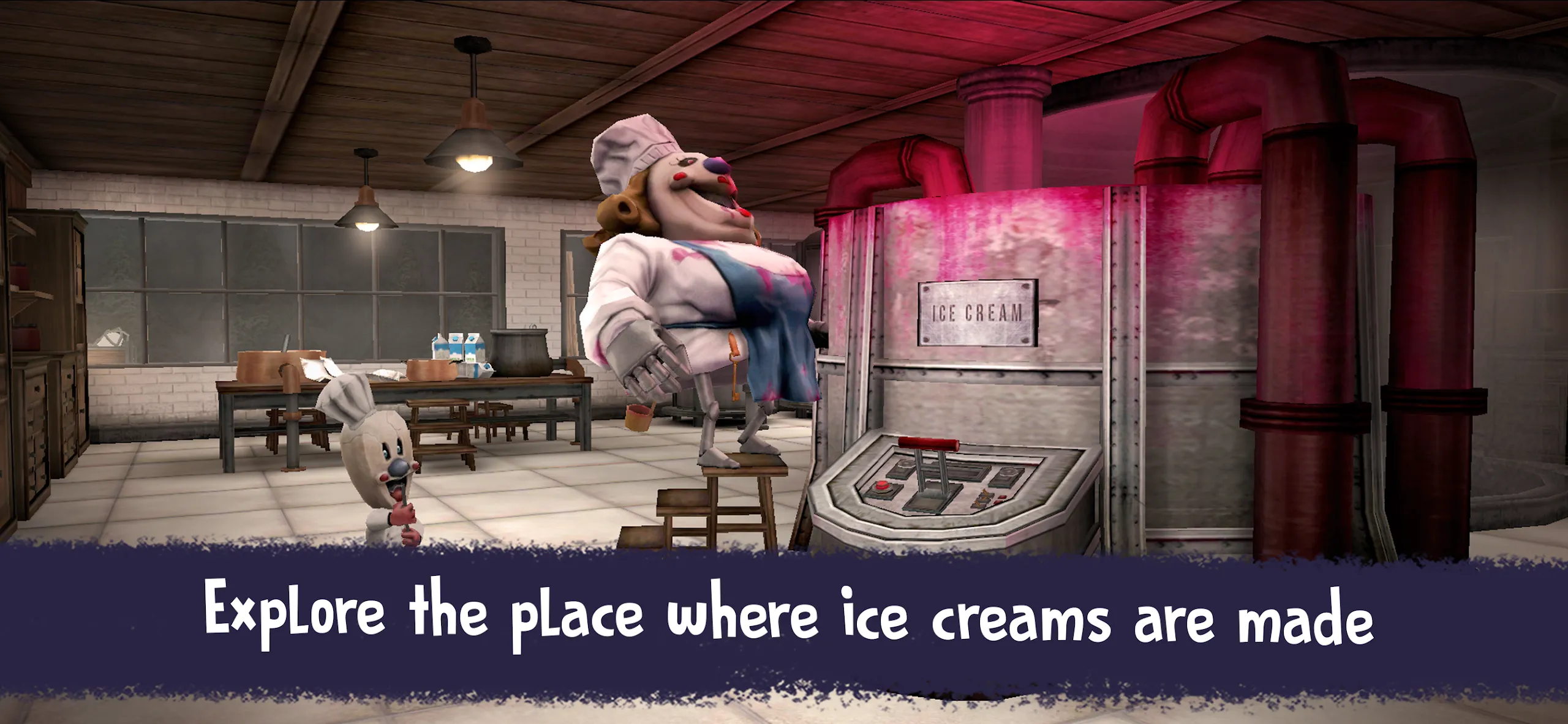 Ice Scream 6 Friends: Charlie v1.2.9 APK Мод (Меню, Много ловушек и боеприпасов) Screenshot 2
