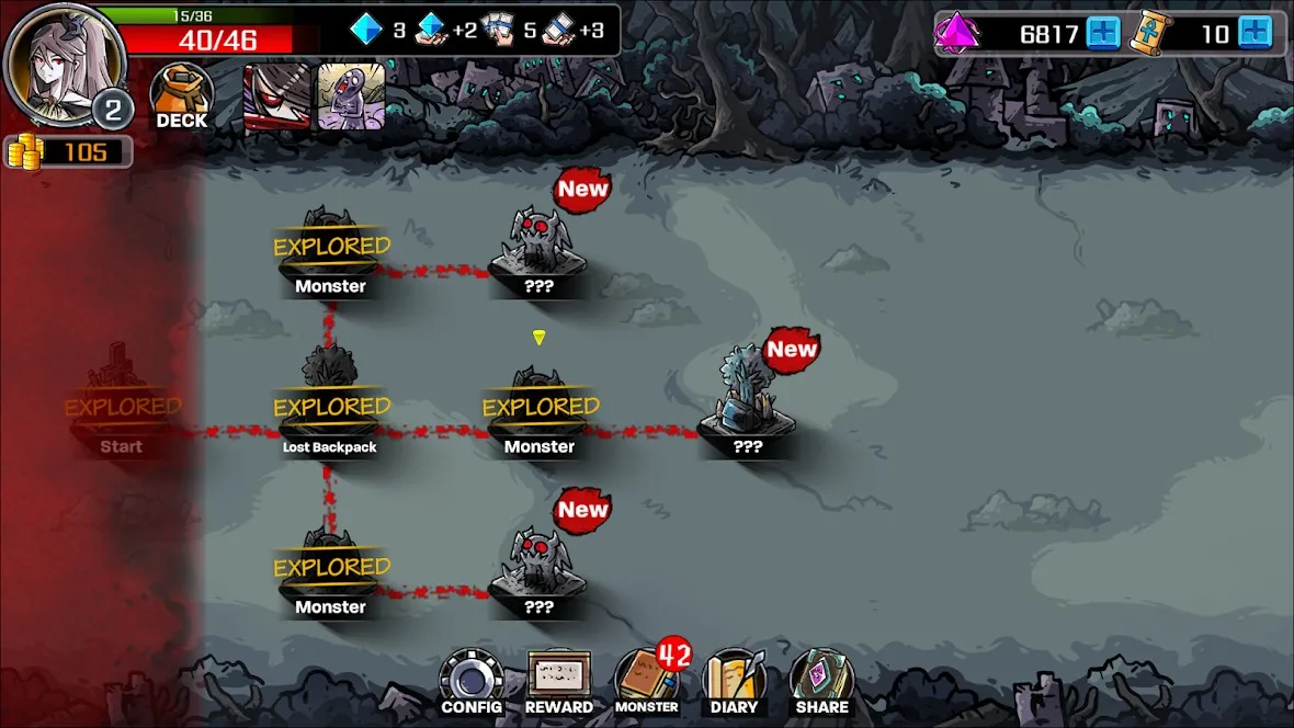 Lophis Roguelike: Card RPG game, Darkest Dungeon [мод: полная версия] Screenshot 1