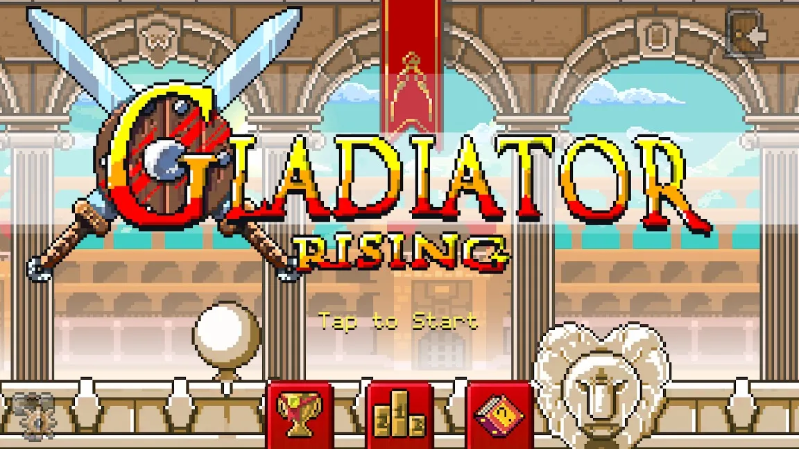 Gladiator Rising: Рог-лайкРПГ [мод: меню] Screenshot 1