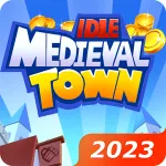 Взломанный Idle Medieval Town - Tycoon [мод: много денег] на Андроид