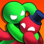 Мод на Андроид: Noodleman.io:Fight Party Games [мод: много денег] на Андроид